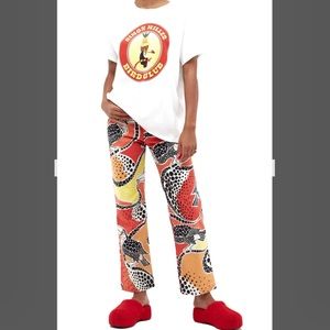 SIMON MILLER Bird Club Tee. Size S in white